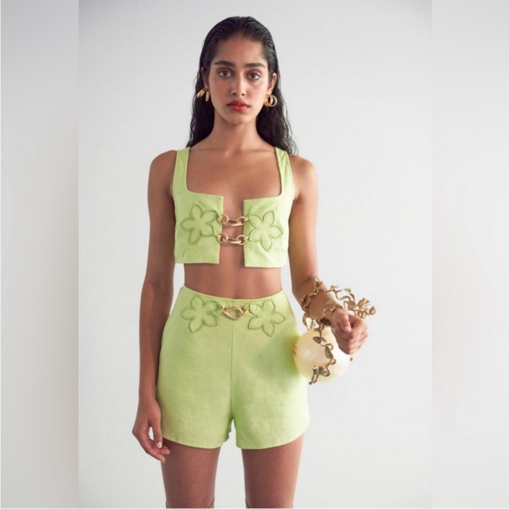 Cult Gaia Mona Top in mantis size 10